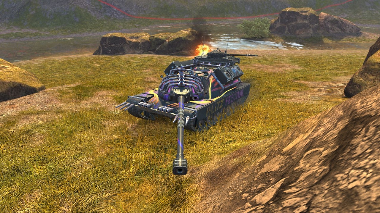 [Lesta Tanks Blitz] America Leviathan (5.3k DMG, Mastery) (XM57)