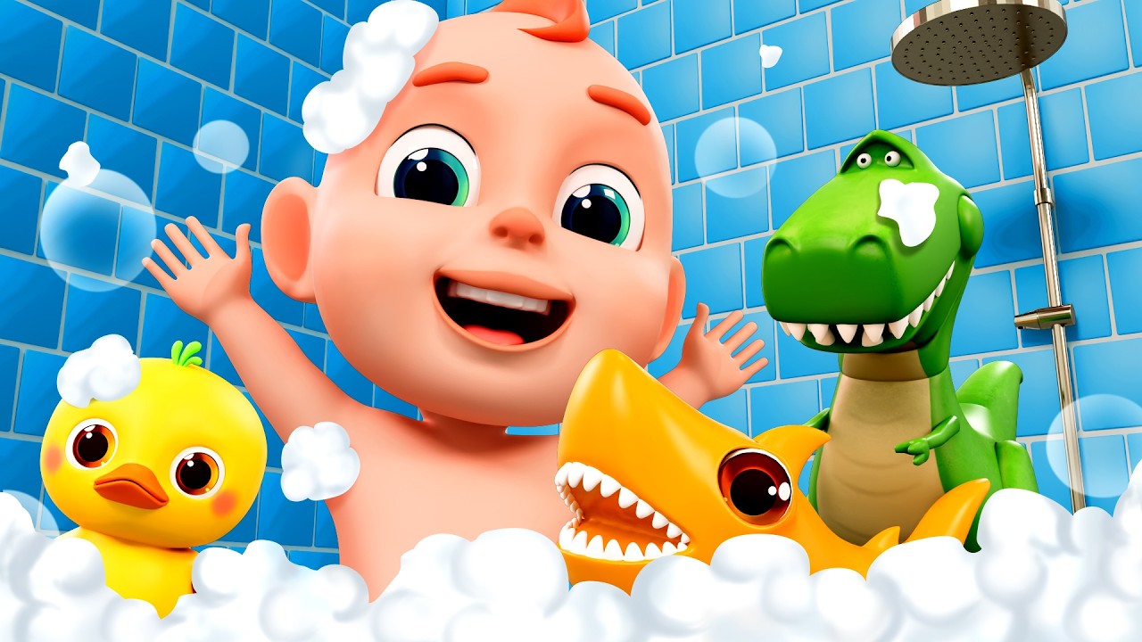 Bath Time, Summer Playtime | Good Habits For Kids | Rosoo Kindergarten Nursery Rhymes & Kids Songs