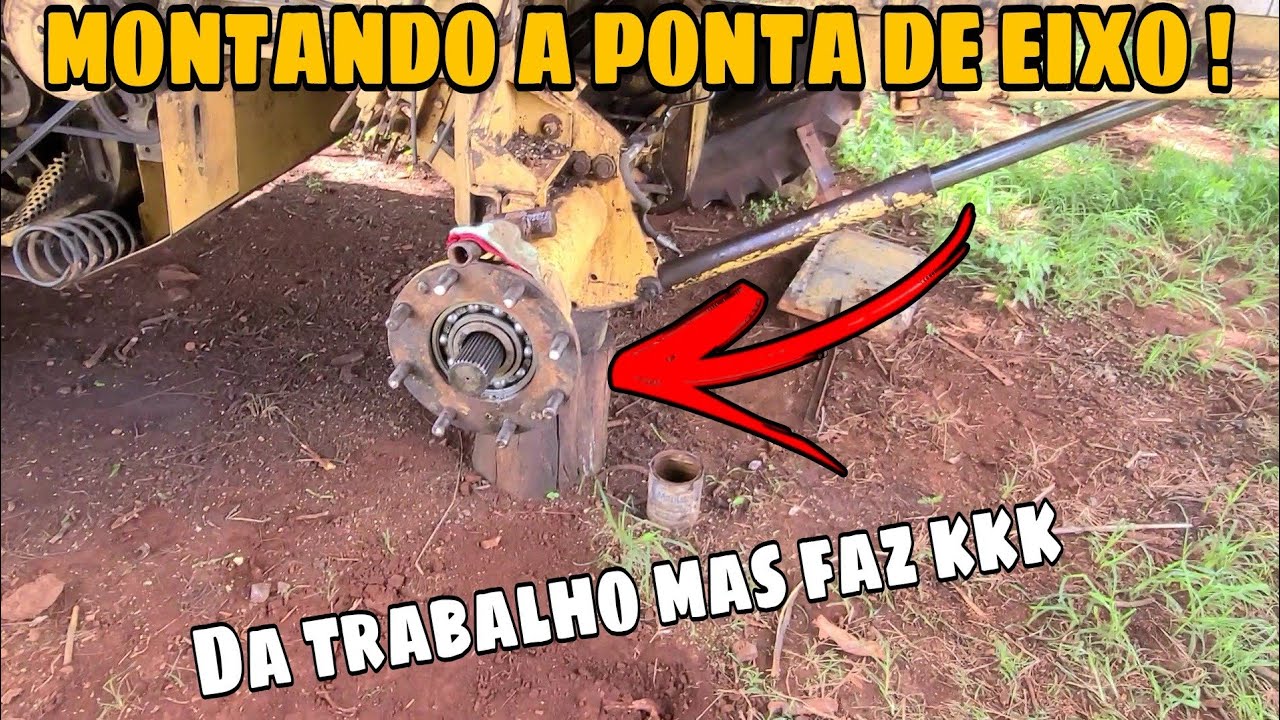 COMO TROCAR PONTA DE EIXO DA 8055,8040