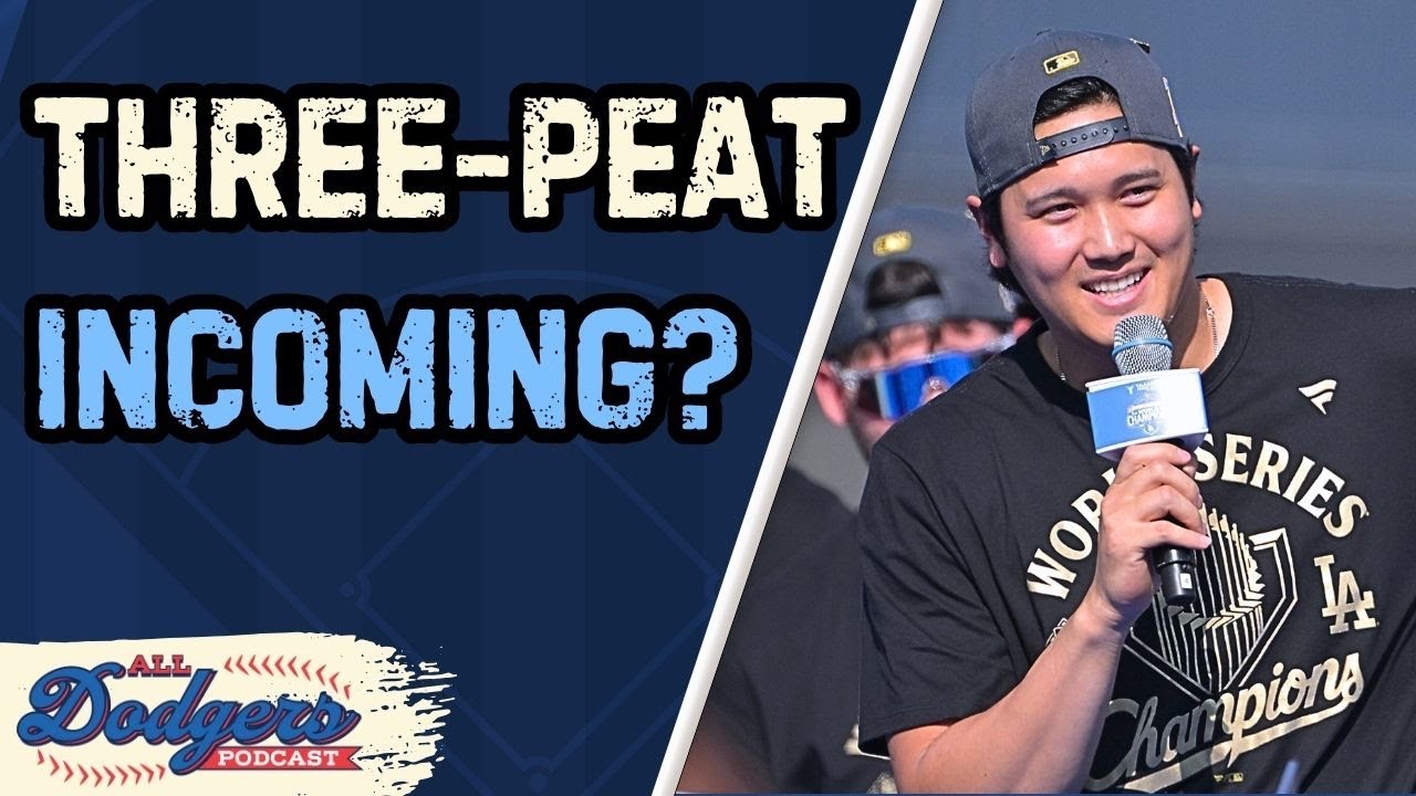 Dodgers PARTY in L.A. Parade! Ohtani, Mookie, Freddie & More All Call for Three-Peat