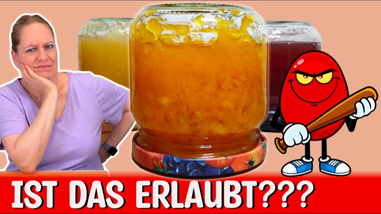 😡 SKANDAL: Marmeladengläser auf den Kopf stellen! 😤 Eingekochtes umdrehen oder nicht?