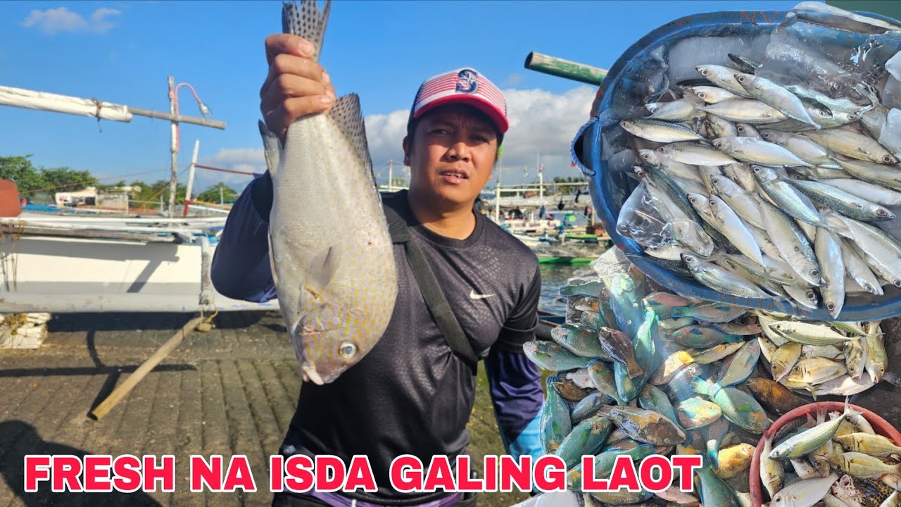 Fresh na isda galing sa laot...Bilihan ng mga murang isda sarap sinabawan