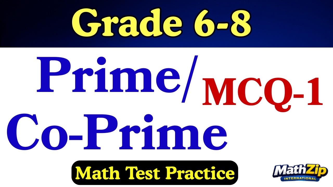 Тесты с множественным выбором по теме «Простые и взаимно простые числа» | Практика по математике ...