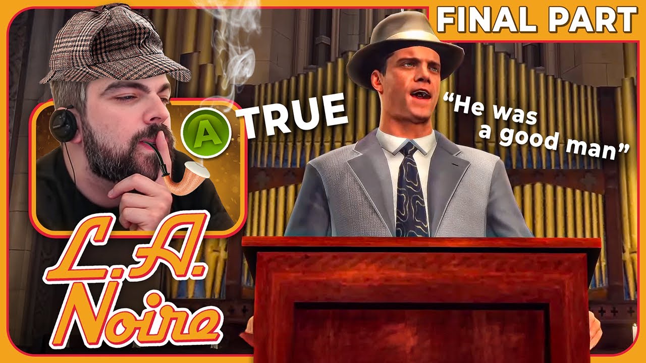 Solving All The Crimes In L.A. Noire [Part 8] [Full Livestream]