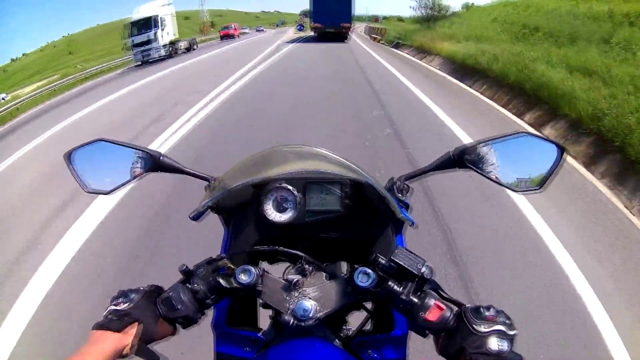Kymco Quannon 125 ride around + top speed