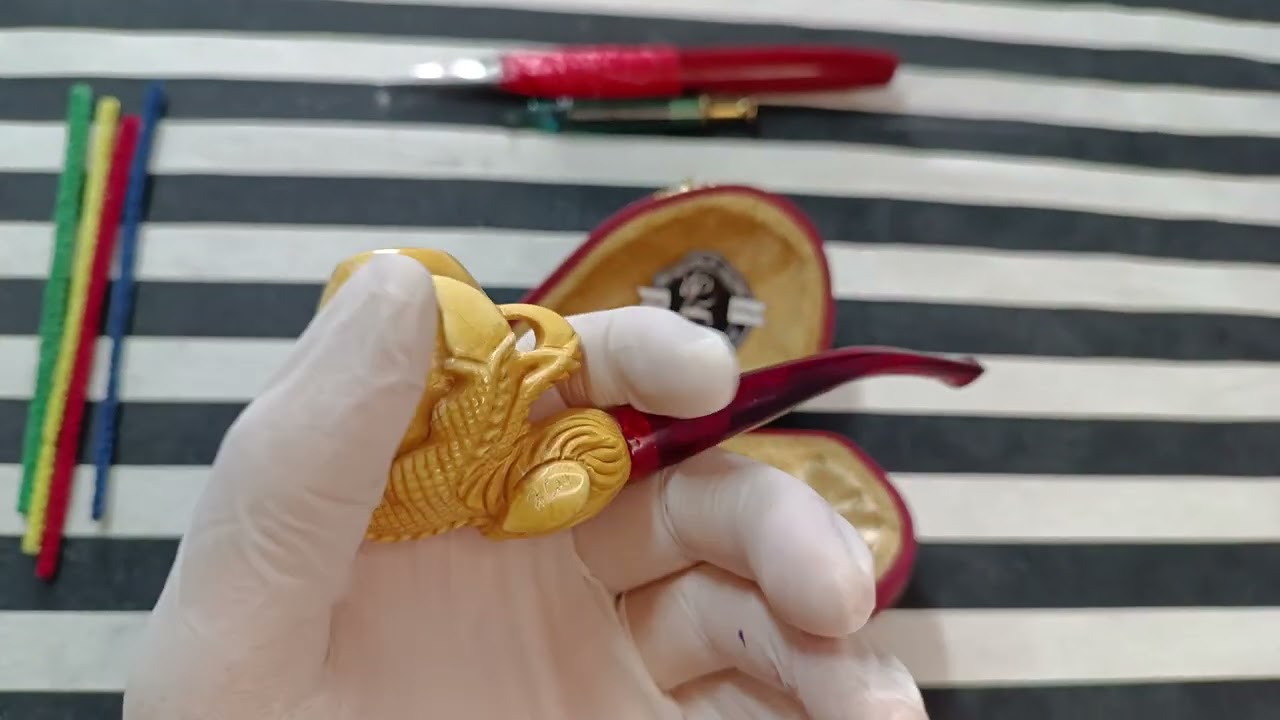 Block Meerschaum Dragon’s Grip Pipe