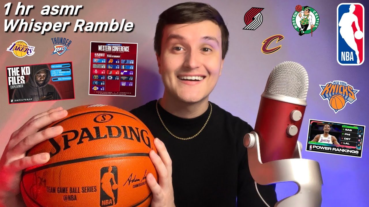 ASMR | 1 Hour of NBA Whisper Rambles (all things NBA Basketball)