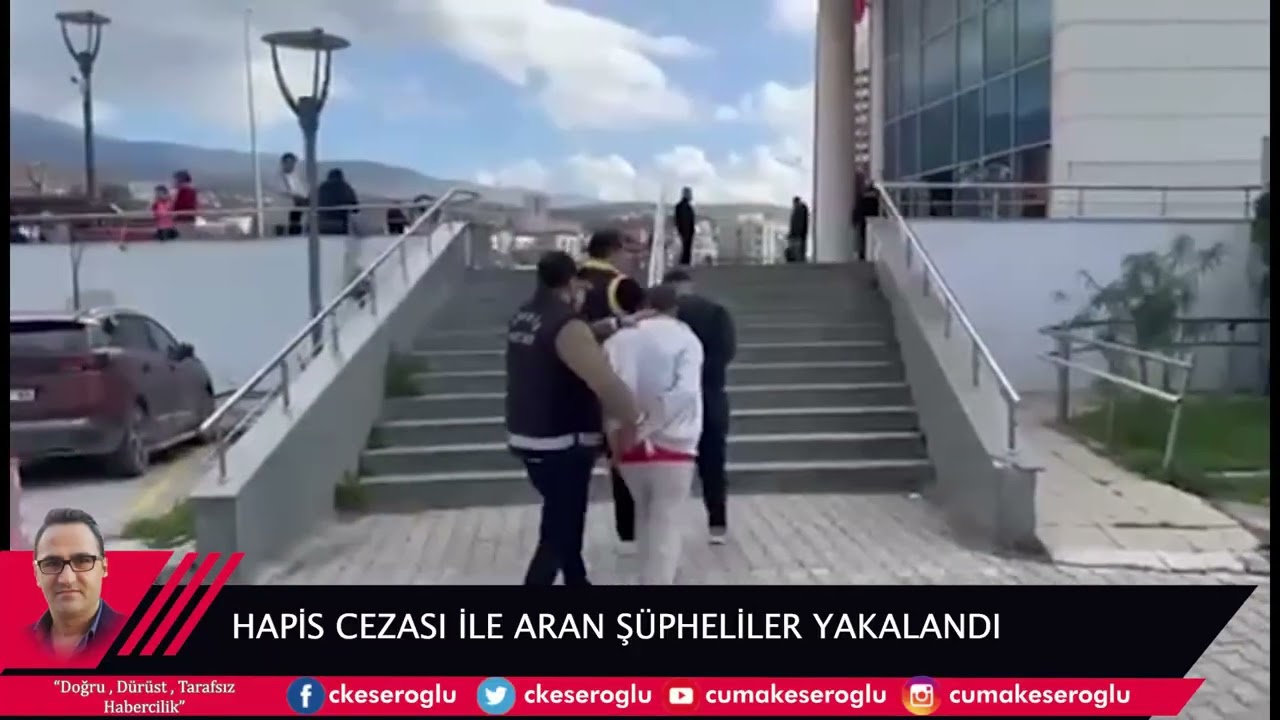 İSKENDERUN POLİSİ HAPİS CEZASI İLE ARANAN Ş&Uuml;PHELİLERİ YAKALADI