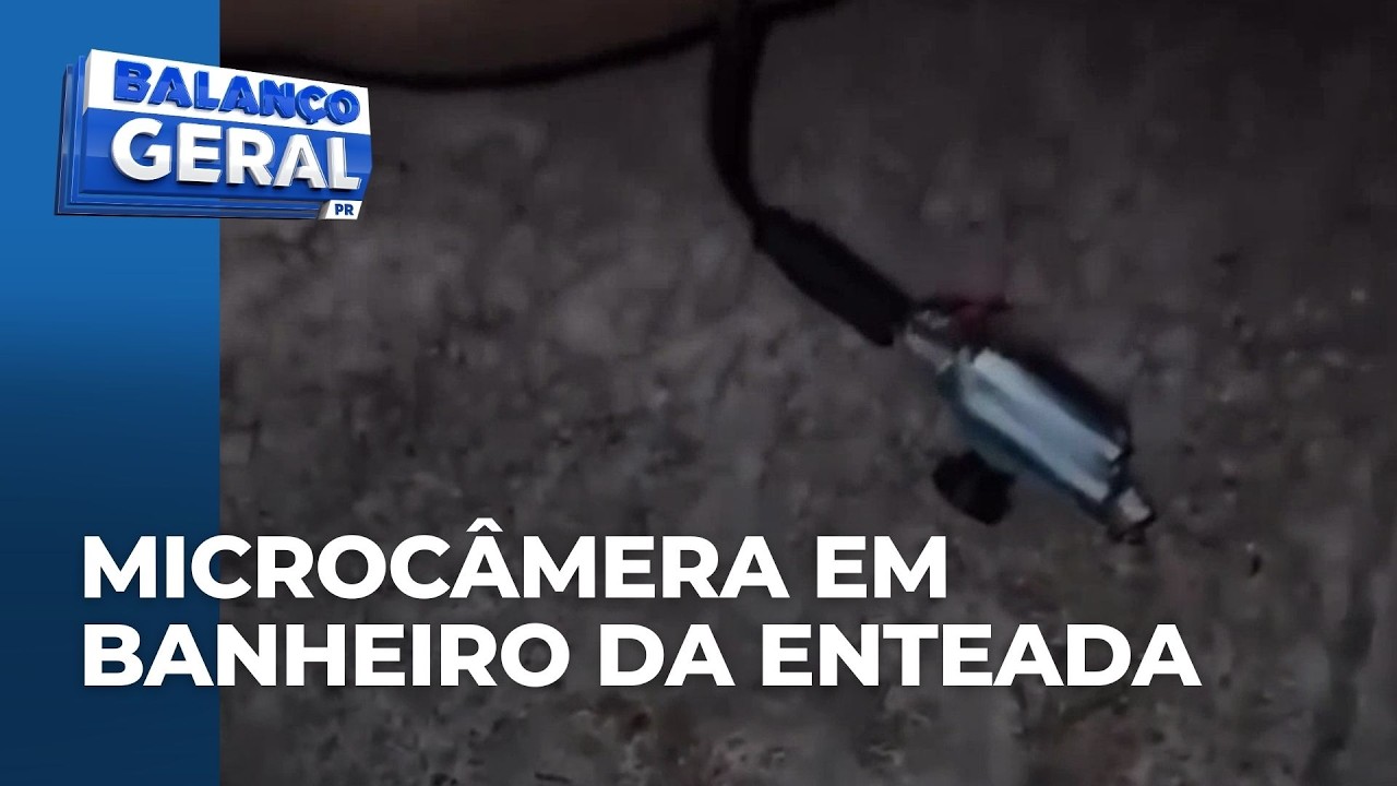 Polícia prende homem que instalou microcâmera em banheira para filmar enteada, no PR