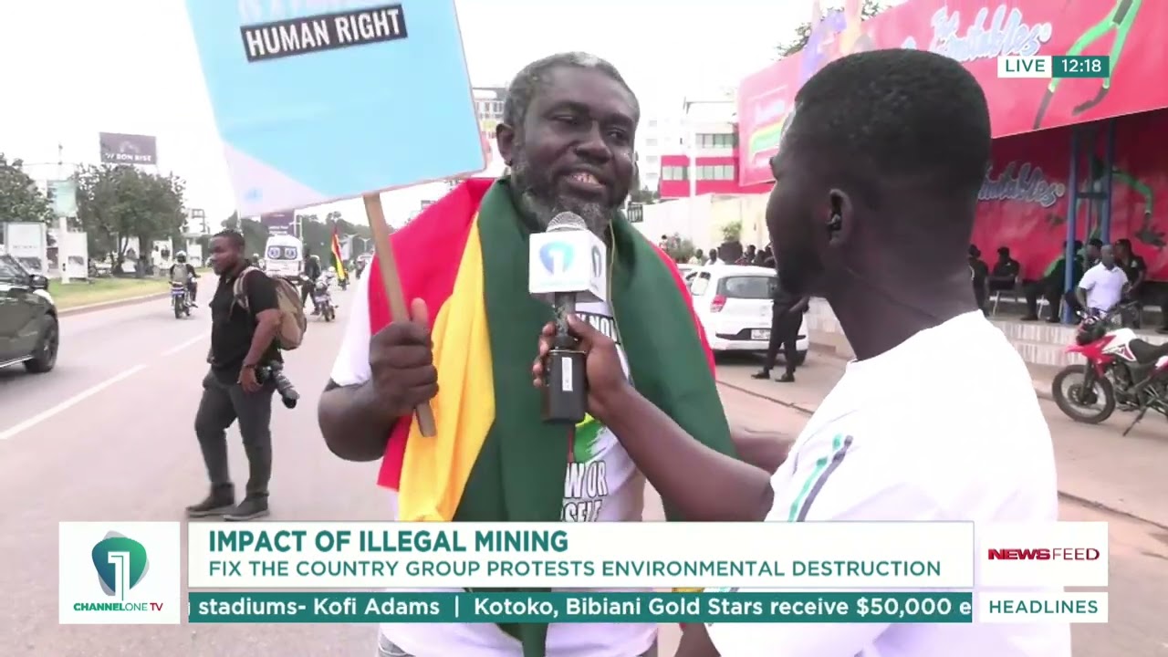 FixTheCountry Group Protests Environmental Destruction from Illegal Mining