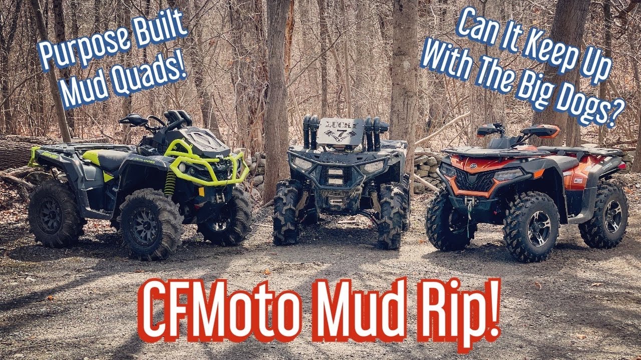 Can a CFMOTO CFORCE 600 Keep Up With a Can-Am XMR And Polaris In The Mud? | CFMOTO Mudding Action!