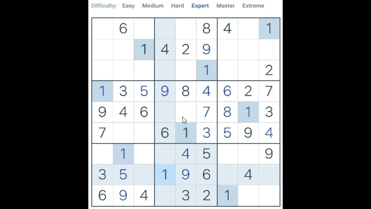 Sudoku EXPERT Puzzle 0010 [Tagalog]
