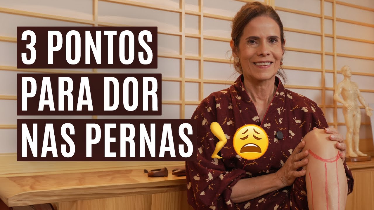 3 pontos para fazer em casa que aliviam dor no joelho, panturrilha e canela (aula liberada)