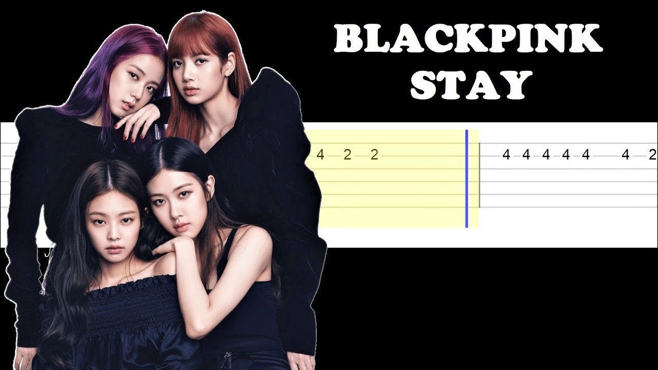 Blackpink - Stay (Easy Guitar Tabs Tutorial)