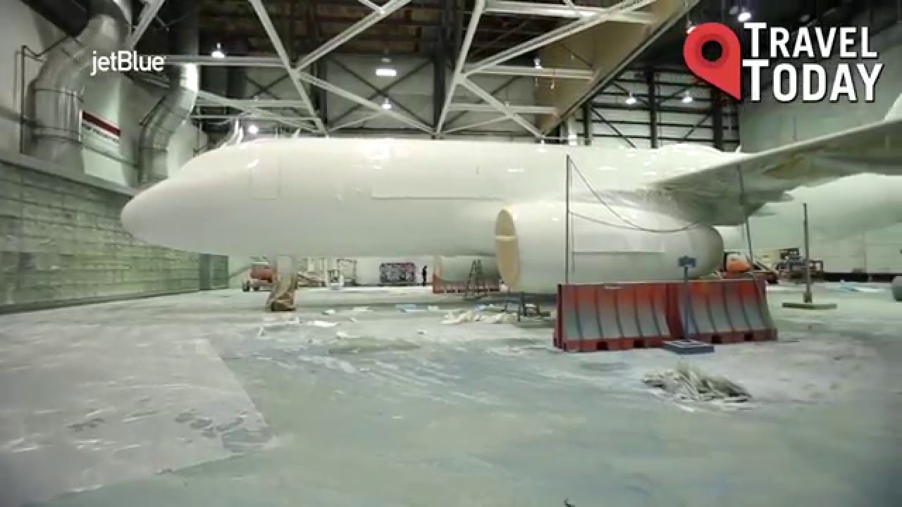 WOW! JetBlue A320 Painted in Realtime