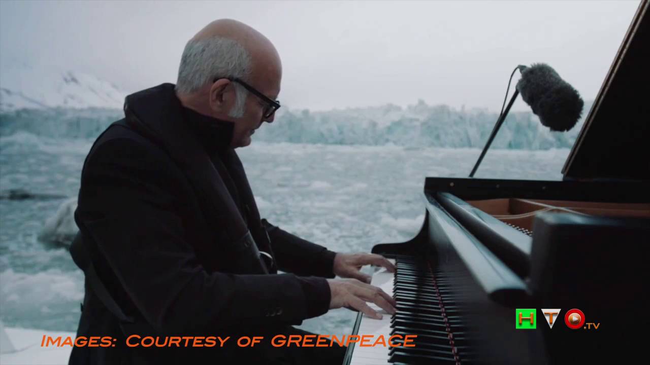 GREENPEACE: Ludovico Einaudi al Pianoforte per chiedere la protezione dell'Artico - www.HTO.tv