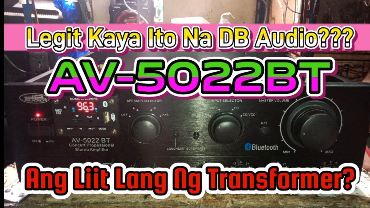 Legit Kaya To Na | DB Audio AV-5022BT | Ang Liit Lang Ng Transformer #repair #dbaudio  #share