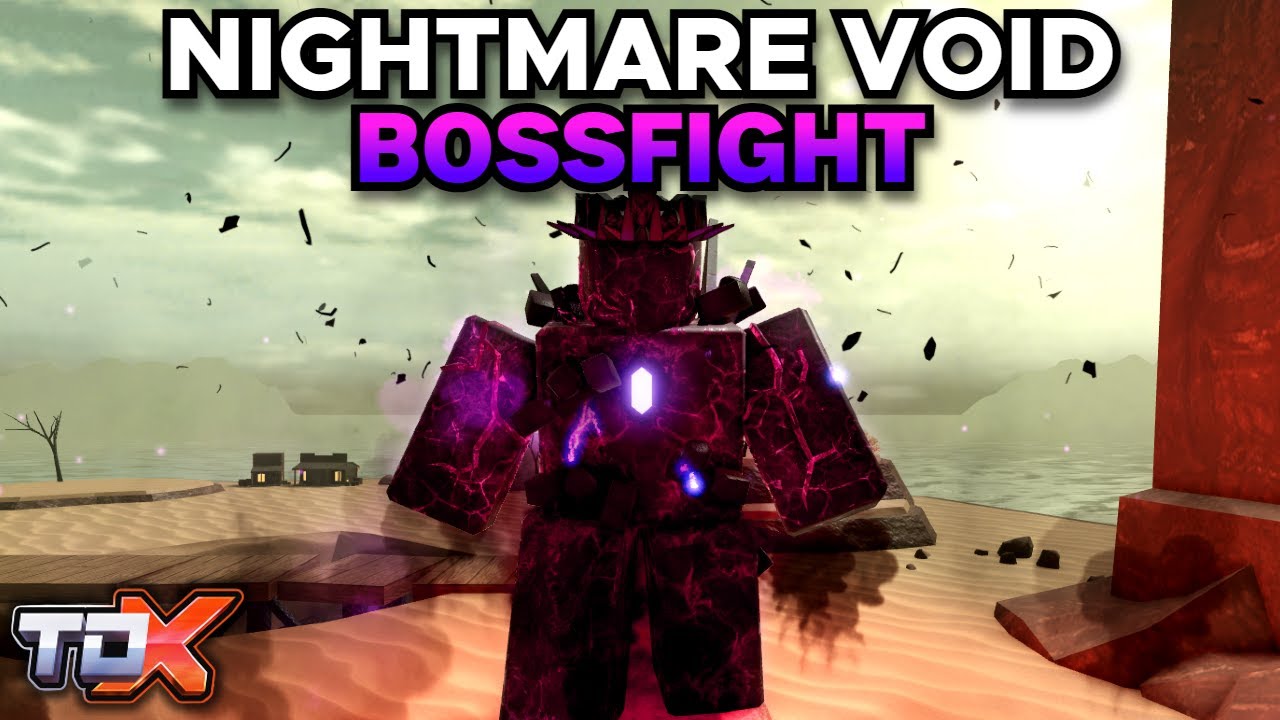 TDX Nightmare Void Boss Fight (Wave 40) | TDX x TB Nightmare