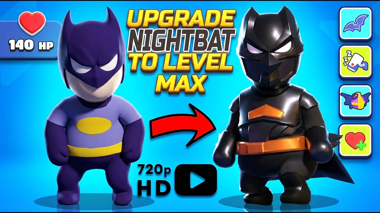NIGHTBAT Character Max Upgrade | Stealth Master