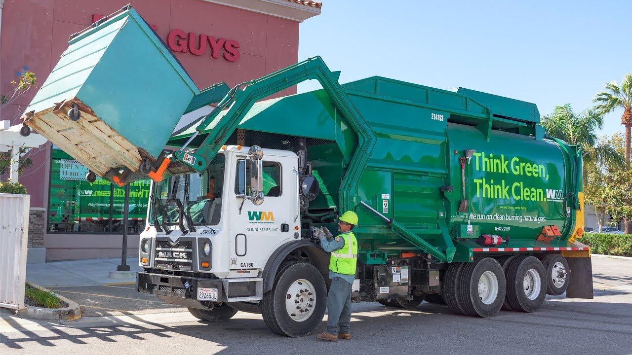 Mack MRU - Amrep HX-450-FL Front Load Garbage Truck