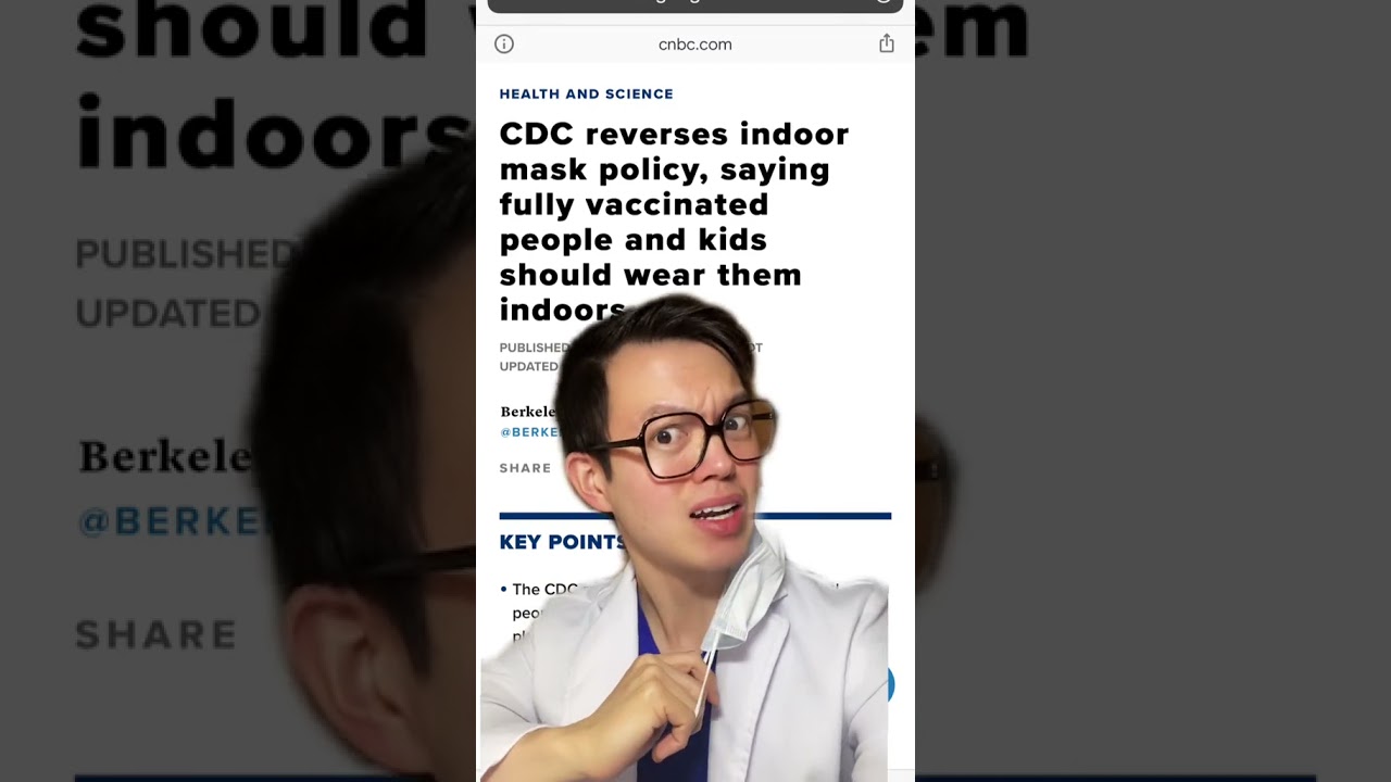 NEW from the CDC: masks on again, even if vaccinated!