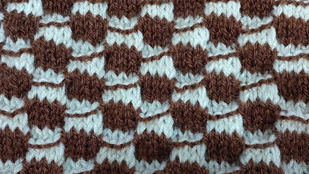 2026 New and easy double colour sweater design !