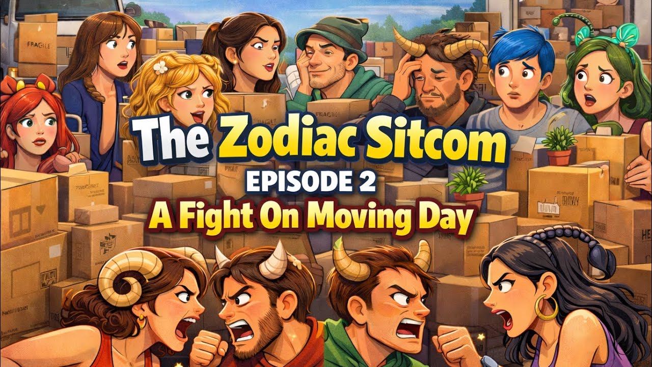 The Zodiac Sitcom Episode 2 : A Fight On Moving Day #zodiacsigns #astrology #Thezodiacsitcom
