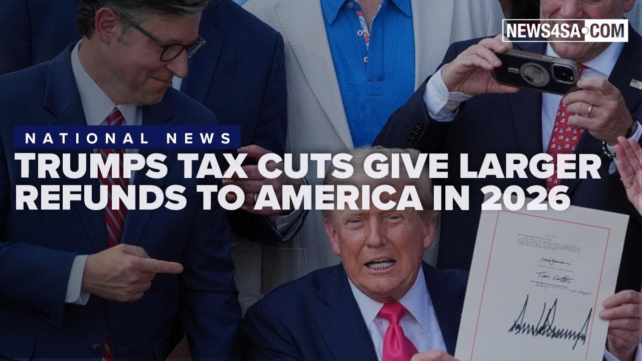 President Trump's tax cuts deliver larger refunds for Americans this year