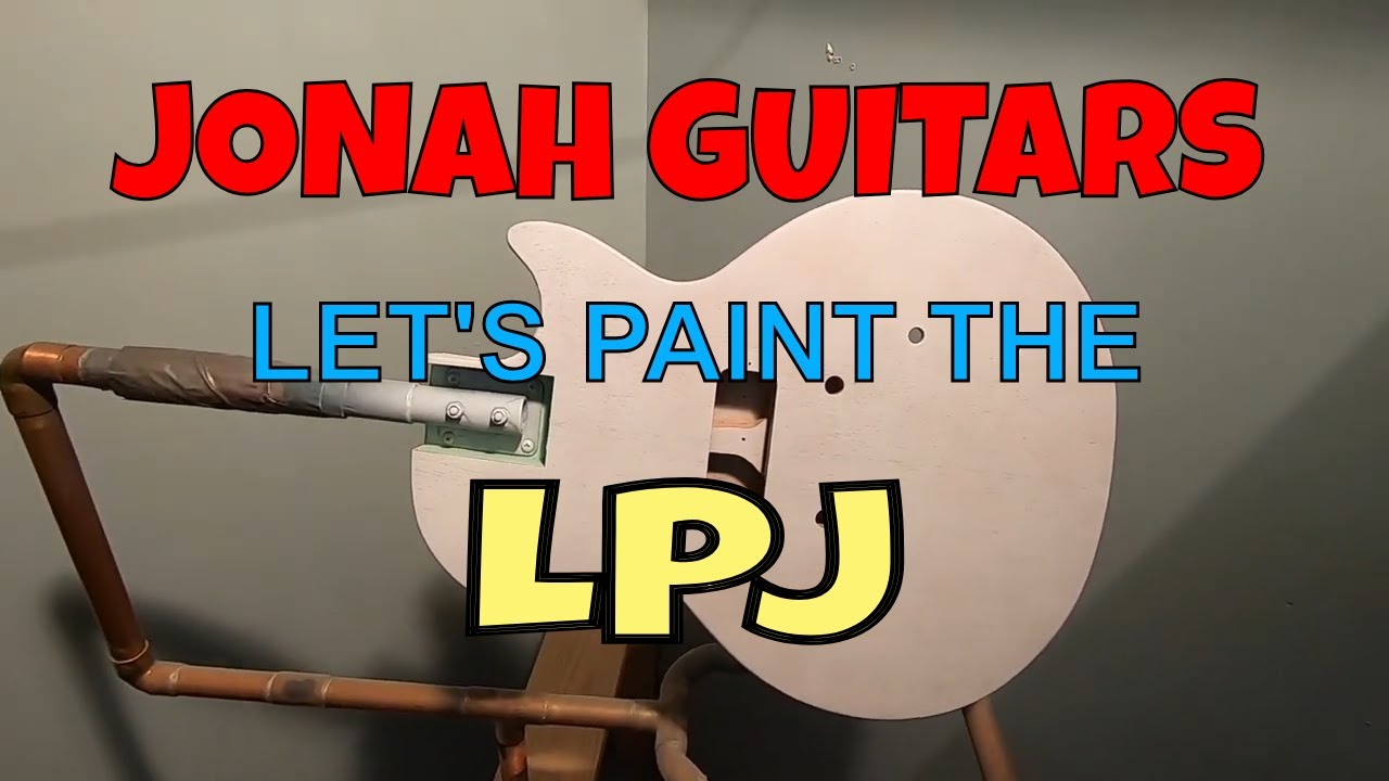 TV YELLOW LPJ ПОЛУЧАЕТ КРАШЕНИЕ В JONAH GUITARS
