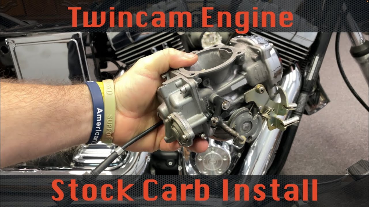 Harley Davidson Twin Cam Keihin Carb Installation