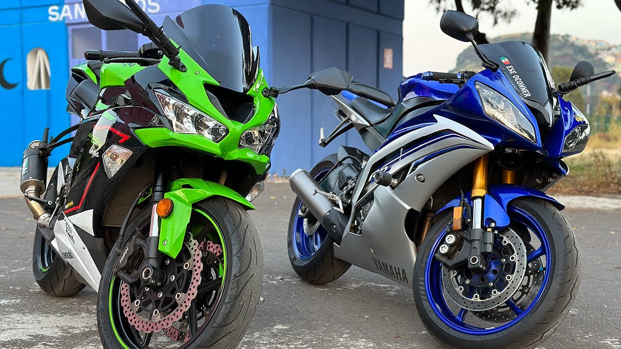 Kawasaki Ninja ZX-6R VS Yamaha R6 | YO SOY EL NENE