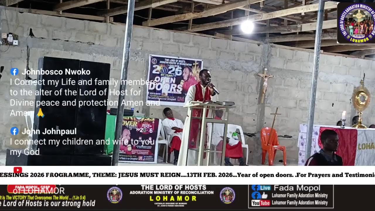 Live streaming of Lohamor Family Adoration Ministry