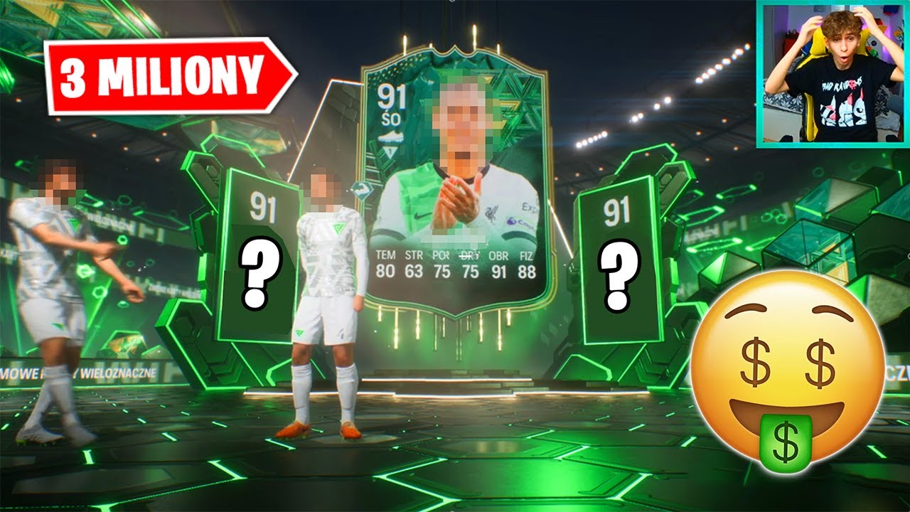 TO SERIO SIĘ WYDARZYŁO!😱TRAFIŁEM KARTE WARTĄ 3.000.000 COINSÓW🤑 EA FC 24 ULTIMATE TEAM