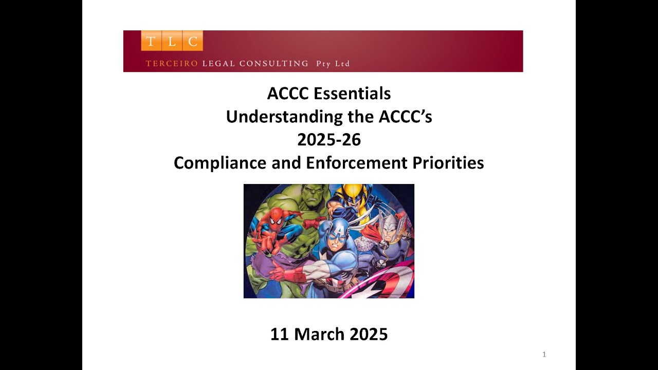 ACCC Essentials - Understanding the ACCC&rsquo;s 2025-26 Compliance and Enforcement Priorities