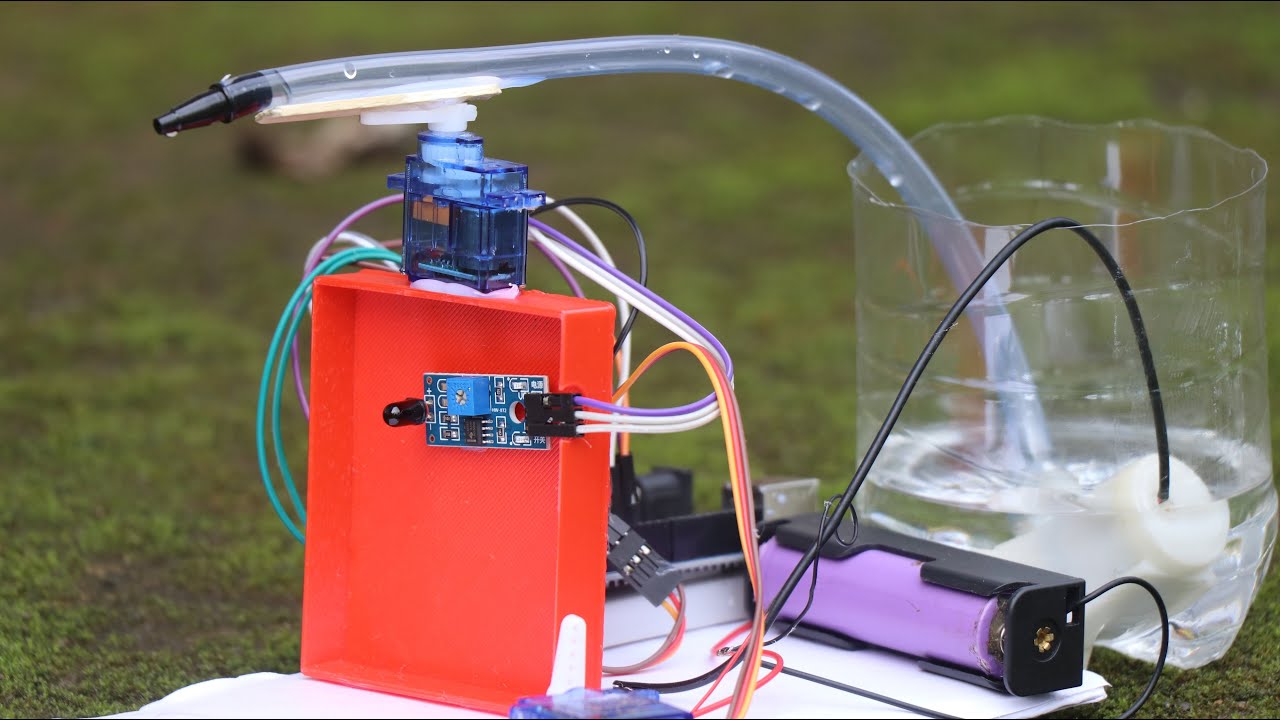 Arduino Fire Fighting Robot with Auto Water Spray