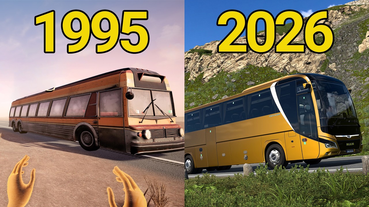 Эволюция игр-симуляторов автобуса (1995&ndash;2026)