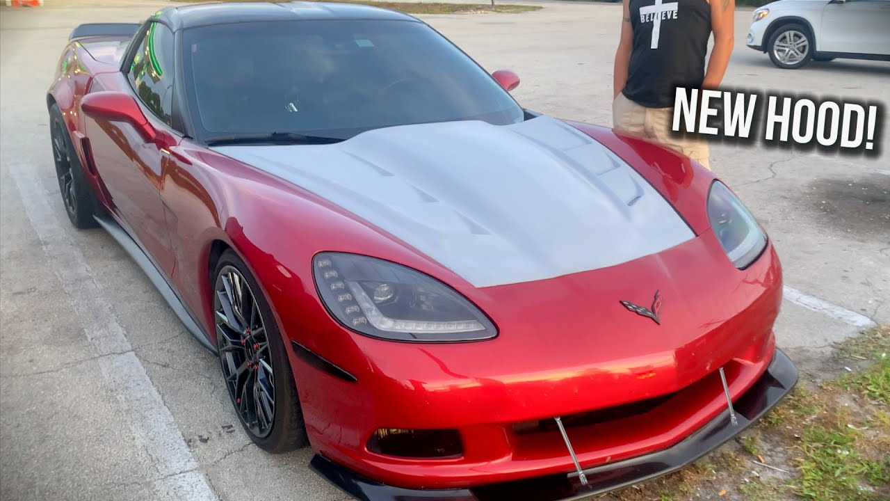 Custom Hood for the Corvette! *LOOKS 10x BETTER!*