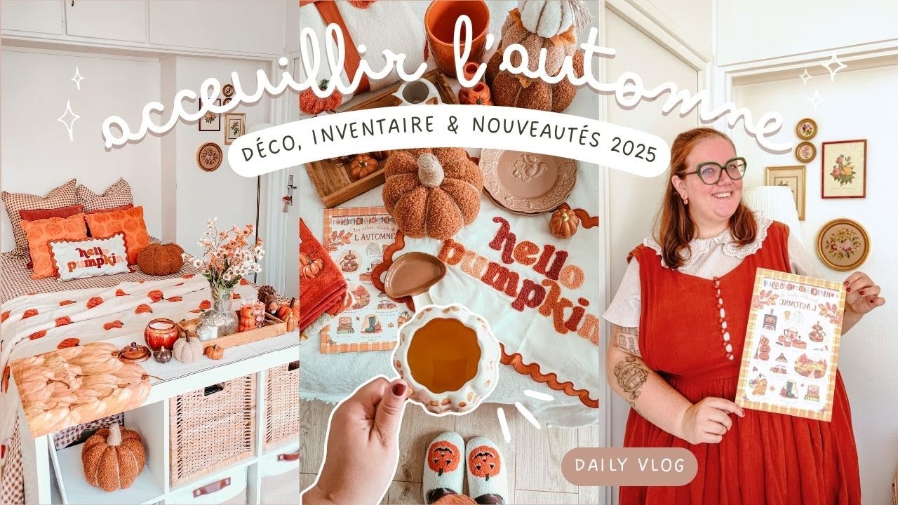 🍂 𝐕𝐋𝐎𝐆 𝐃'𝐀𝐔𝐓𝐎𝐌𝐍𝐄 🍄 - Je décore mon nouveau chez moi pour l'automne