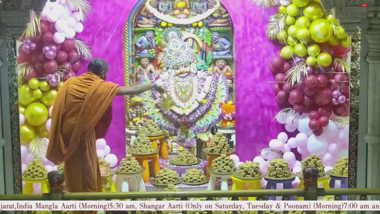 Shangar Aarti Darshan Salangpur Date 03 06 2025