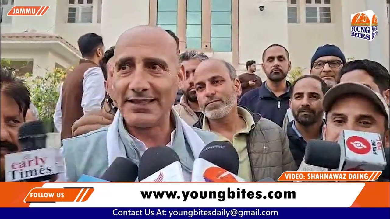 MLA Irfan Hameed Lone Addressed Media