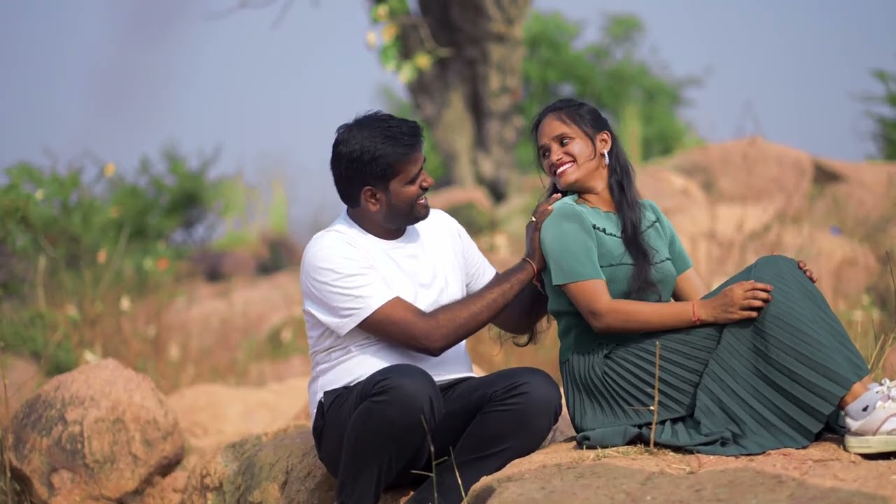 @patelsmyada982  Ramya & Nikhil Kumar..💙 #preweddingshoot #Dichpallyramlayam #sriramsagarproject
