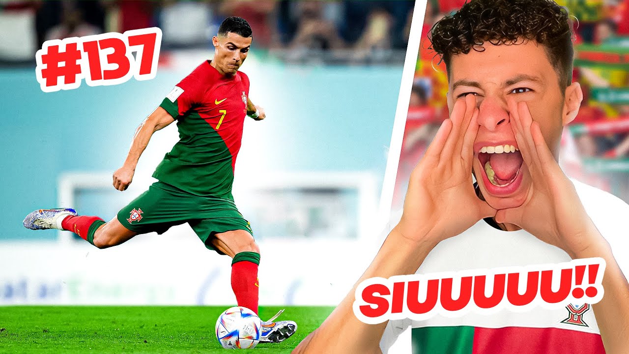 Screaming SIUUU Every Time Ronaldo Touches The Ball