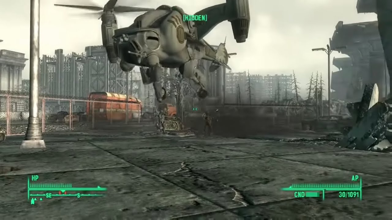 Enclave patrol defeated by 1 raider and her house of traps in Fallout 3