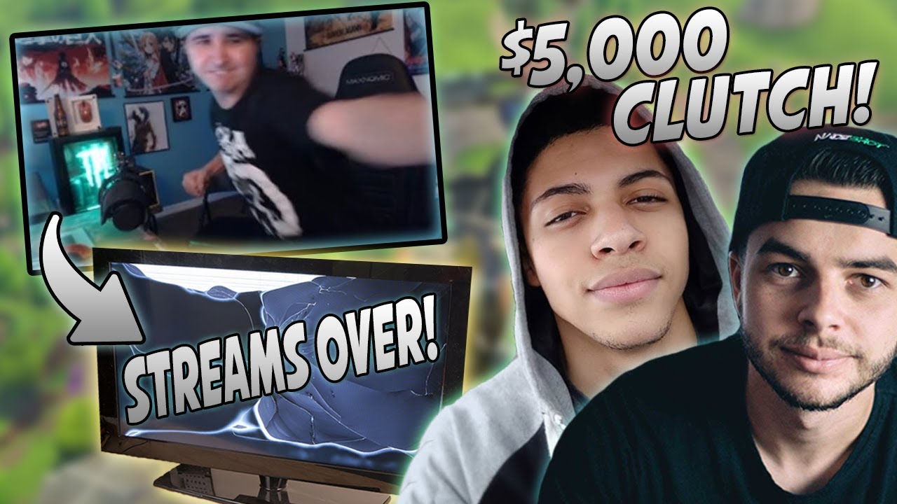 Summit Smashes His Monitor Live On Stream! Myth And Nadeshot's Insane $5,000 Clutch!