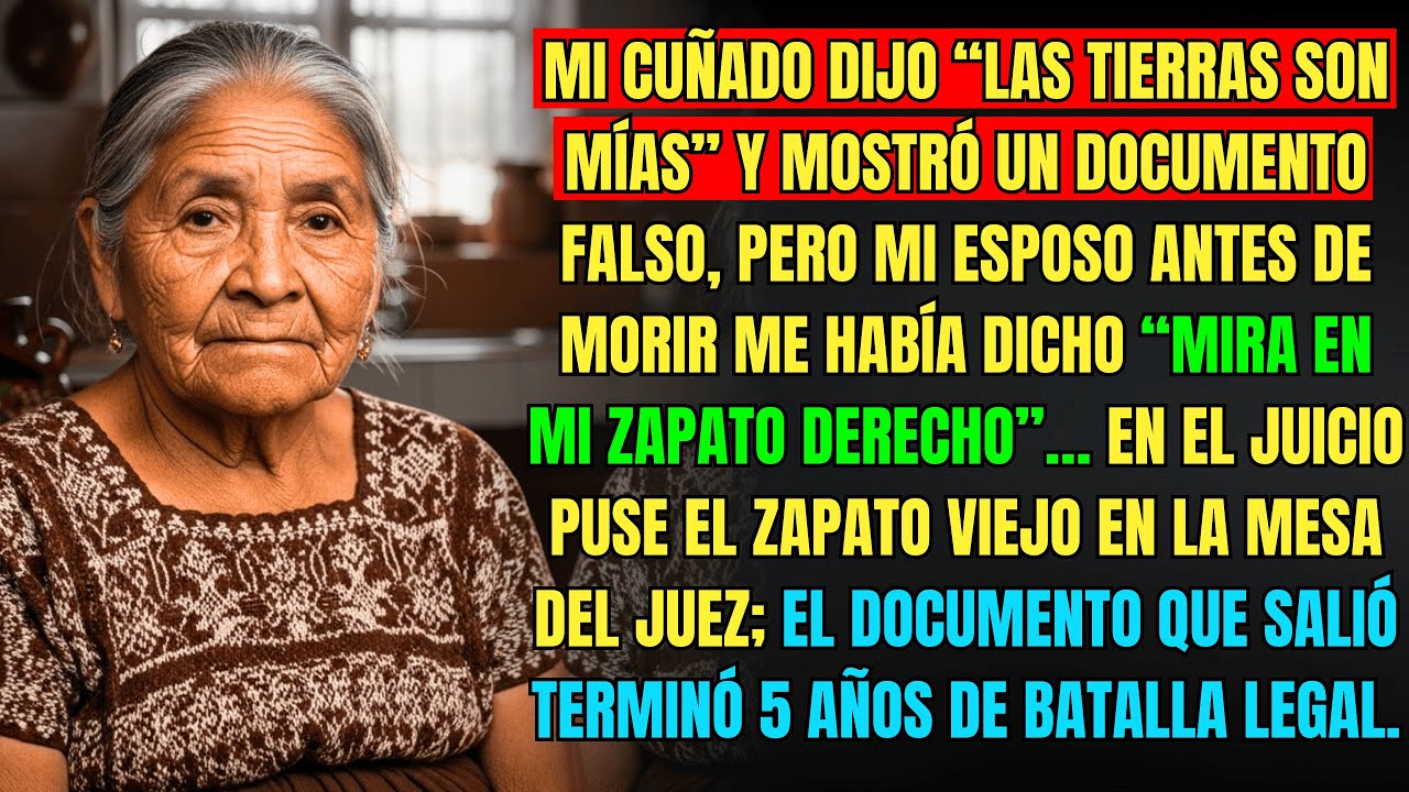 HISTORIA DE ESTA ABUELA 👵💔 Mi cuñado mostró testamento falso hasta que saqué el zapato de mi esposo