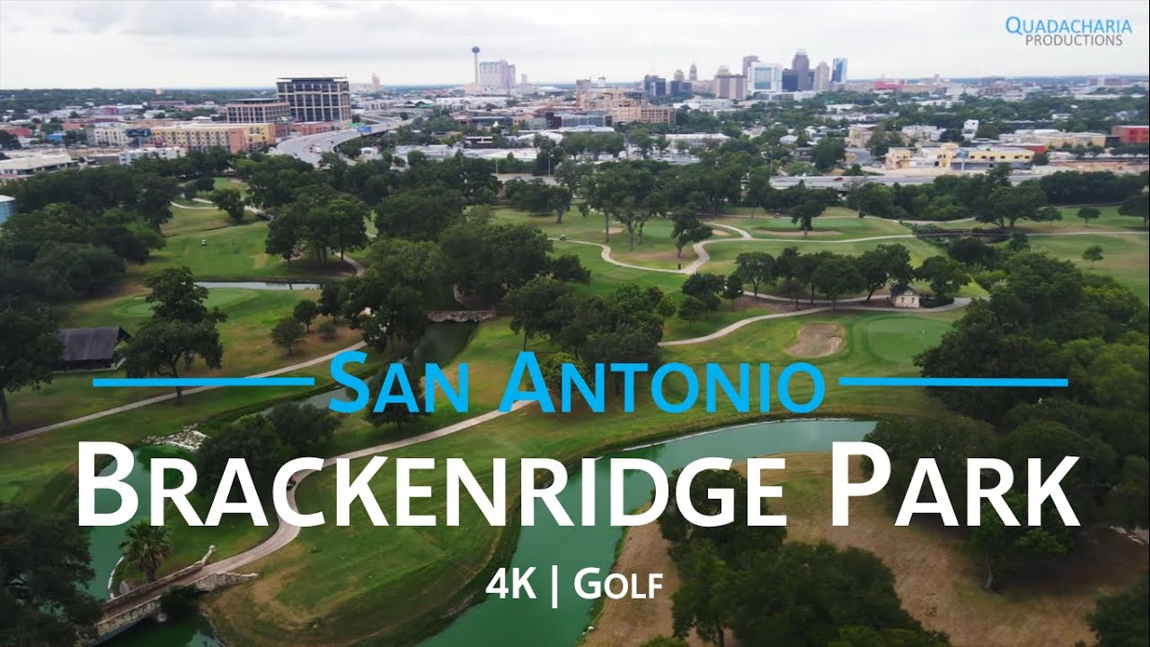 Brackenridge Park Golf Course - San Antonio, Texas 🇺🇸 | 4K drone