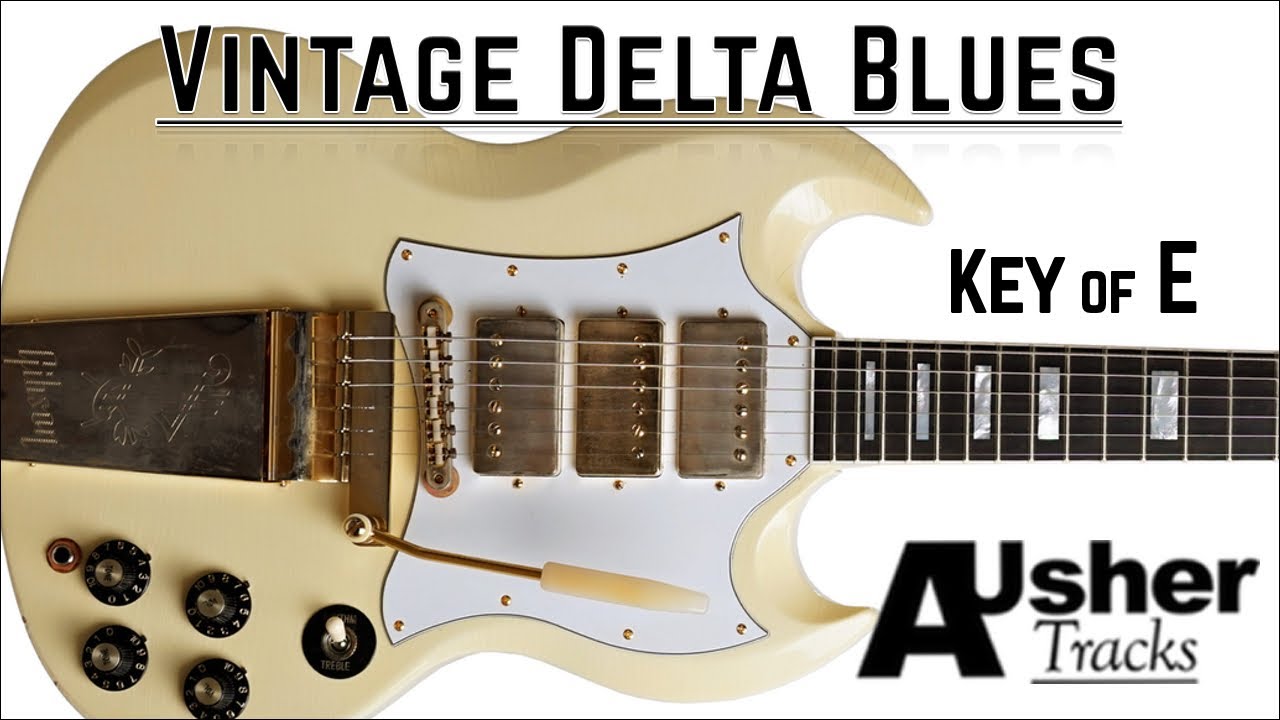 Vintage Delta Blues in E | Guitar Backing Track