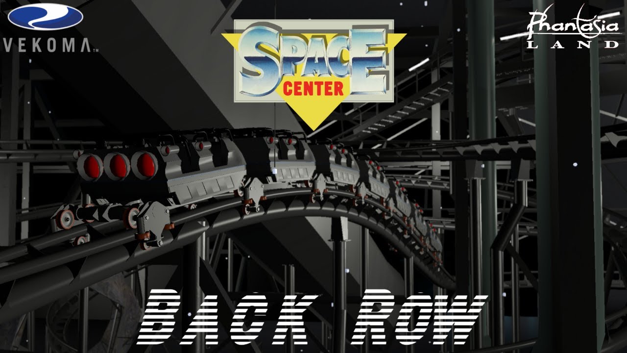 Space Center | Phantasialand | Back Row POV | Custom Vekoma MK-900 | NoLimits2 Professional