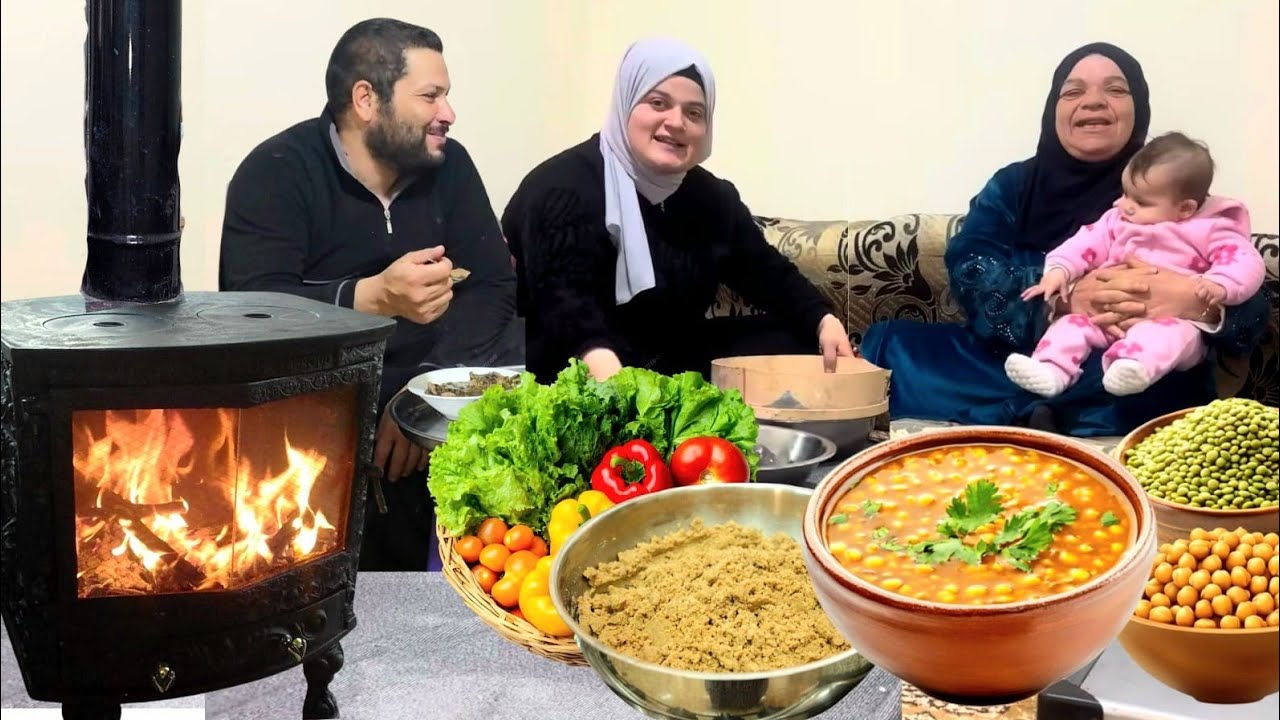 وصفة صحية تراثية تقليدية وصفة عمرها مئة سنة 😴 ولادة الماعز في الريف اللبناني 🇱🇧