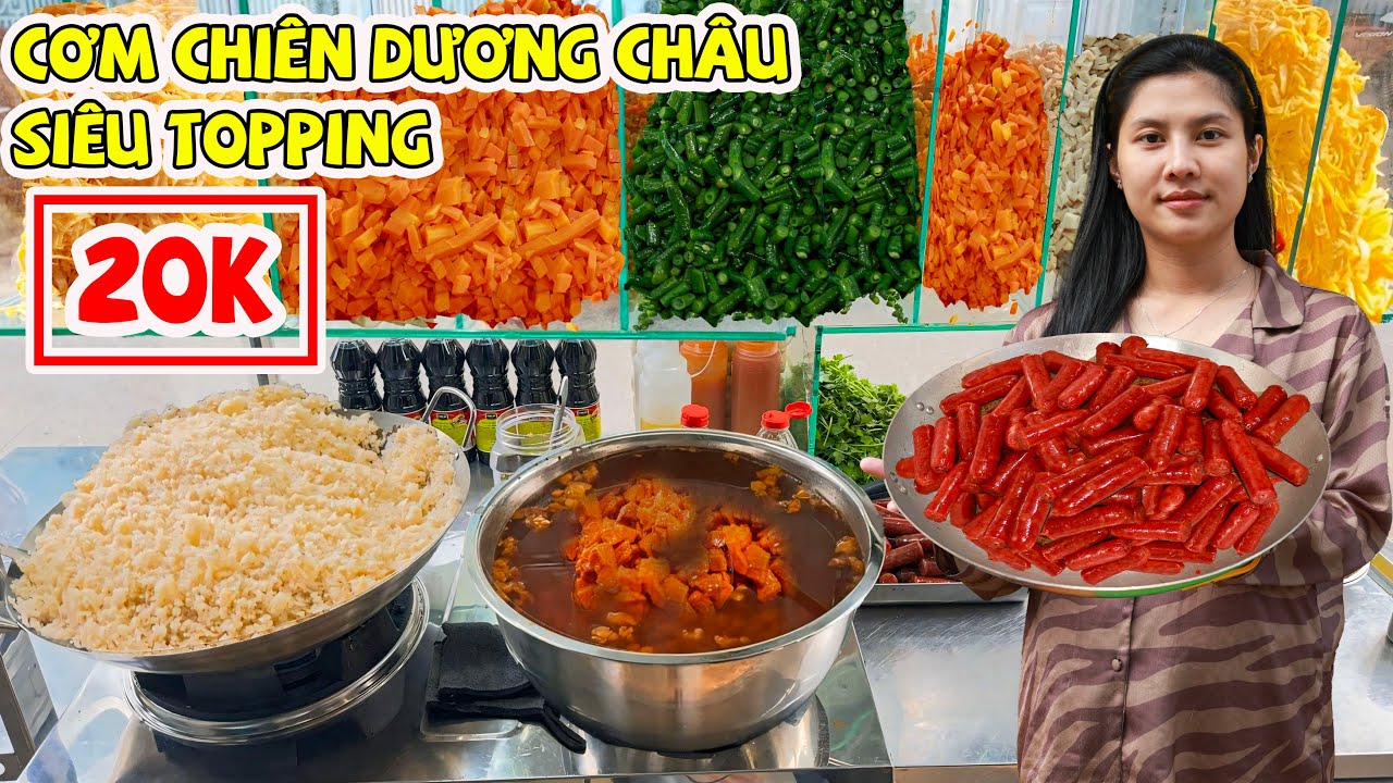 Đỉnh Cao Cơm Chiên Dương Châu 20K Full Topping Mới Xuất Hiện Ở Bình Thạnh Ăn Bao No Bao Ngon Bao Rẻ
